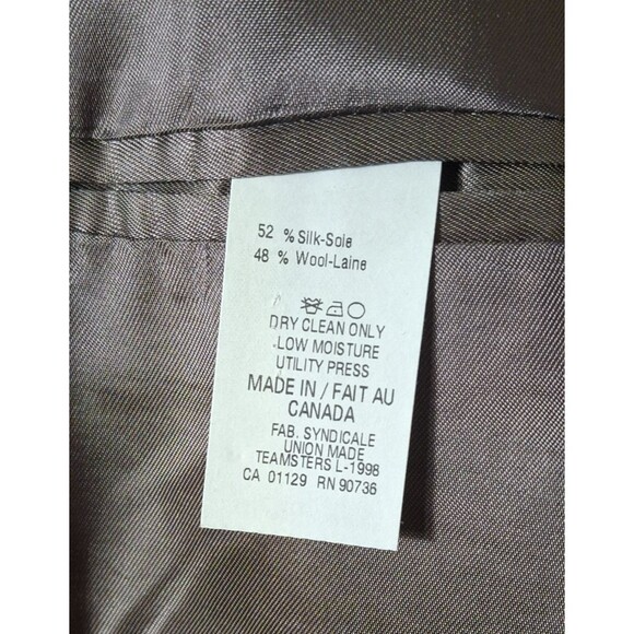 Lauren Ralph Lauren Men Glen Plaid Blazer 40R Sport Coat Silk Wool Union Made CA - Picture 5 of 15